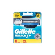 Gillette | Gillette MACH3 หัวเครื่องโกนหนวดแบบ 3 ชั้น ชุด 8 ใบ ไม่ต้องใช้ไฟฟ้า บรรจุภัณฑ์พื้นฐาน ไม