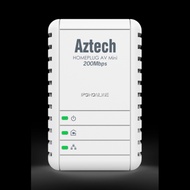 Aztech HL113E HomePlug AV 200Mbps Ethernet Adapter (Twin Pack)