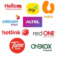 RM5 Topup Reload Telco Xpax Digi Maxis Hotlink UMobile Altel Merchantrade RedOne Tunetalk XOX Mobile