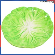 Cabbage Salad Green Dinnerware Vegetable Shaped Crockery Canbage Plate Dish