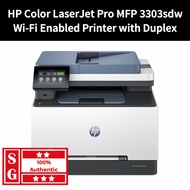 HP Color LaserJet Pro MFP 3303sdw Printer 499M6A (Print Copy Scan) Color Laser Printer HP 3303 Print