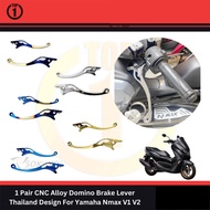 Top1 motors 1 Pair CNC Alloy Domino Brake Lever Made For Yamaha Nmax V1 V2 Mototrcycle 6682