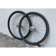 FFWD Dead Fly Full Carbon Fiber Wheel Set 45mm Opening with DT Hub Single-speed Racing Wheel Set