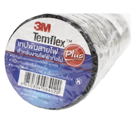 3M เทปพัน สายไฟ 1 แพค(10ม้วน) รุ่น Temflex Plus สีดำ 3/4นิ้ว x 10เมตร