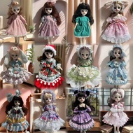 30cm Doll Toy Girl High-value Lolita Dress-up Set Multi-joint Princess Doll Doll tt26.6.9tt26.6.9