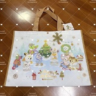 上海迪士尼樂園 SHDL 2024冬日系列 聖誕 Duffy and friends 家族 環保袋 購物袋 小袋 Duffy ShellieMay May StellaLou Stella Lou C