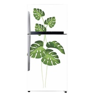 Puswall - Refrigerator Stickers 1-Door and 2-Door/s 3-Leaf Motif/s Custom Sticker/s