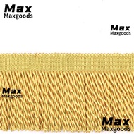 MAXG Fringe Trim, Gold Bullion Fringe Trim Bullion, Embellishments sewing fringe trim Sofa