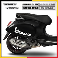 Tem Rời Xe Vespa Sprint/LX/GTS Thiết Kế Kiểu Text Vespa | VP19 | Tem Chế Xe Vespa Cao Cấp Khuôn Cắt