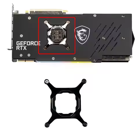 Cooling Fan For MSI RTX3060 3070 3080 3090 GAMING TRIO 24G CPU Mounting bracket Graphics card core b