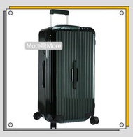可官網註冊 終身保養  RIMOWA ESSENTIAL Trunk Plus Gloss green 深綠色 33” 超大型托運箱 魔方箱 水桶箱 方胖子 CALOCUT SLIMPRO Therm