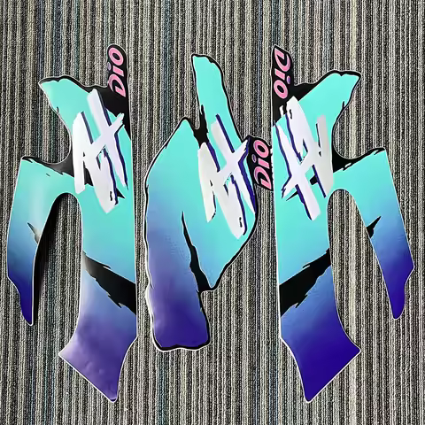 1 Set Scooter Reflective Stickers Decals Motorcycle Logo Decorative Emblem Badge For Honda DIO 50 ZX