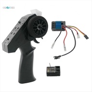 2.4G 2 Channel Remote Controller Kit Transmitter Receiver 50A ESC for  MN88K RC Car Upgrade Parts