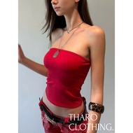 Tube Top, Strapless Top with Padded Chest - Tharo Clothing [AO00263] Padded Tube Top