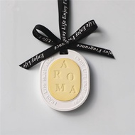 ＜901＞Interior Decoration Bicolor Ceramic Pendant Perfume Diffuser Car Hanging Ornament Essential Oil