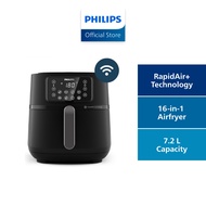 PHILIPS 7.2L 16-in-1 Digital Airfryer XXL 5000 Series Connected Multicooker - HD9285/91 Bake Dehydrate Ferment Stew Confit