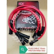 10mm PLUG CABLE PROTON WIRA 1.3,1.5 VDO [RED] SILICON