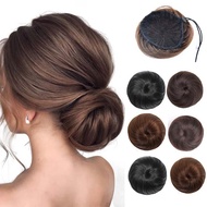 Hair Bun Extension Wig Hair Wrap Donut Ponytail High Temperature Fiber Wig Bride Hair Wrap Chignon P