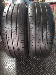ยางรถเก๋งขอบ16 ยางชุดขายเป็นคู่ บริดสโตน ECOPIA EP300 205/55R16ปี22 ดอกเต็ม แก้มดี ขอบสวย ไม่ปะ ไม่บ
