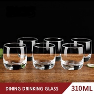 🔥High Quality 310mL Dining Drinking Glass Liquor Glass Wine Glass Whiskey Glass Juice Glass Home Liv