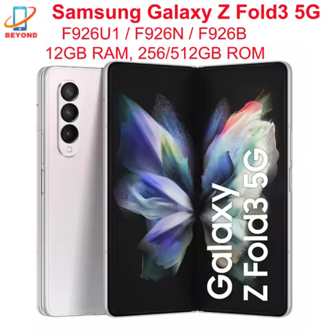 Samsung Galaxy Z Fold3 Fold 3 5G F926U1 F926N F926B 7.6" Foldable AMOLED 12GB RAM 256/512GB ROM NFC 