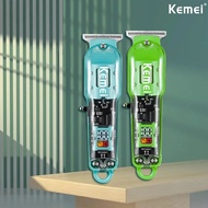 Kemei KM-1133 ปัตตาเลี่ยน ไร้สาย บอดี้โปร่งใส ตัดผม กันขอบ กันจอน แกะลาย บัตตาเลี่ยนไฟฟ้า KM1133 แบต