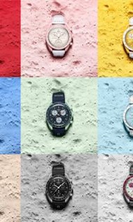 徵*Omega x swatch 粉紅色錶