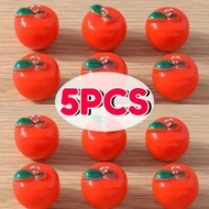 5Pcs Resin Apple Grape Blueberry Cookie Charms Fashion Sweet Imitation Fruit Pendant for Necklace Ke