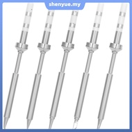 5Pcs Mini Pencil Soldering Iron Tips Rapid Heating Soldering Pen Iron Tips Replacement  SHOPSBC8586