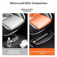 Car Seat Storage Box Hidden Organizer Car Trash Can Car Umbrella Holder For NIO ET5 ET5 Touring ET7 