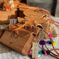 Rattan Sling Bag| Rattan Sling Bag