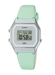 Casio Digital นาฬิกาข้อมือผู้หญิง สายหนังแท้ รุ่น LA680WEL LA680WEGL LA680WEGL-4D LA680WEGL-5D LA680WEL-3D LA680WEL-8D ของแท้ประกันศูนย์ Casio 1 ปี