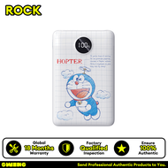 ROCK Doraemon แบตสำรองชาร์จเร็วแบตสำรองแบตสำรองกระทัดรัด PD20W สองทางแบบบางมาก10000MAh Apple แท็บเล็ตมือถือหัวเหว่ยแอนดรอยด์เสี่ยวมี่ของขวัญวันเกิดสีชมพู/สีขาว10000mAh-Bidirectional ชาร์จเร็ว20W