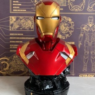 Iron Man Bust Marvel Figure Decoration Resin Statue GK Model Home Decoration