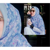 TUDUNG BAWAL INSTANT SHAWL LABUH TUDUNG BAWAL 50 inci 55 inci HIJAB CORAK DOUBLE LOOP TUDUNG IRONLES