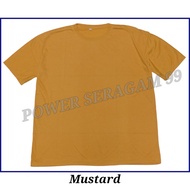 Kaos Polos Pria Bigsize Jumbo Kaos Katun Polos Lengan Pendek Ukuran Besar Kaos Polos Dalaman Pria / 