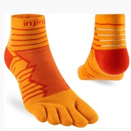 INJINJI ULTRA RUN MIDWEIGHT MINICREW DESERT ORANGE Running Socks All Genders Ankle Support