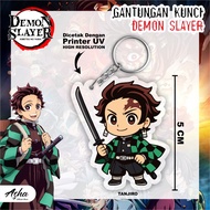 GANTUNGAN ANIME ACRYLIC KEYCHAIN - DEMON SLAYER ANIME KEYCHAIN