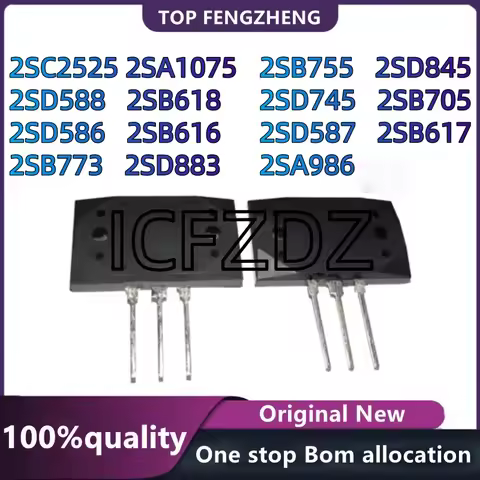 100%New Original 2SB773A 2SD883 2SD586 2SB616 2SD588 2SB618 2SD587 2SB617 2SD745 2SB705 2SB755 2SD84