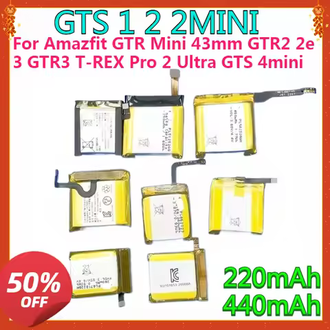 For Amazfit GTR Mini 43mm GTR2 2e 3 GTR3 T-REX Pro 2 Ultra GTS 4mini PL472023 PL542524GH PL402022GH 