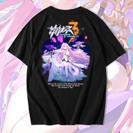 ELYSIA PRISTINE HONKAI IMPACT 3Rd T-Shirt - Men's & Women's DISTRO T-Shirt ANIME & GAME DESIGN HONKA