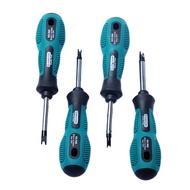 4Pieces U Fork Shaped Groove Type Screwdriver Set For Electrical Work Household