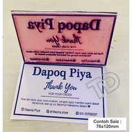 LARGE FORMAT RUBBER STAMP/ COP GETAH SAIZ BESAR