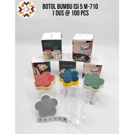 5-in-1 Spice Jar, 5-Section Spice Jar, Flower Jar, Multipurpose Spice Bottle