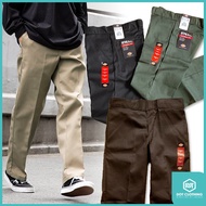 DOT Small Things DICKIES 874 FIT Stiff Wide Version Black Dark Green Coffee Straight Work Pants Long