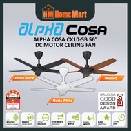 ALPHA COSA CX20/CX10 5B 56/46/40 inches DC Motor Ceiling Fan with Remote Control