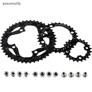yosunrui5j] BULOS Bicycle 104BCD Chainring 3x9S 22T/32T/44T Mountain Bike Chain Ring Durable 104/64B