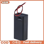 Zaeliahome 9V Volt PP3 battery holder box dc case w/ wire lead on/off switch cover
 NEW