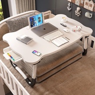 HY-D Laptop Desk for Bed Writing Small Desk Study Table Foldable Lazy Student Dormitory Children OH7Z