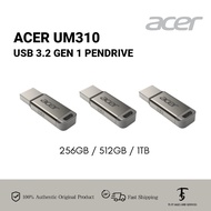 ACER UM310 (256GB / 512GB / 1TB) PENDRIVE SuperSpeed USB 3.2 Gen 1 Flash Drive / Thumb Drive